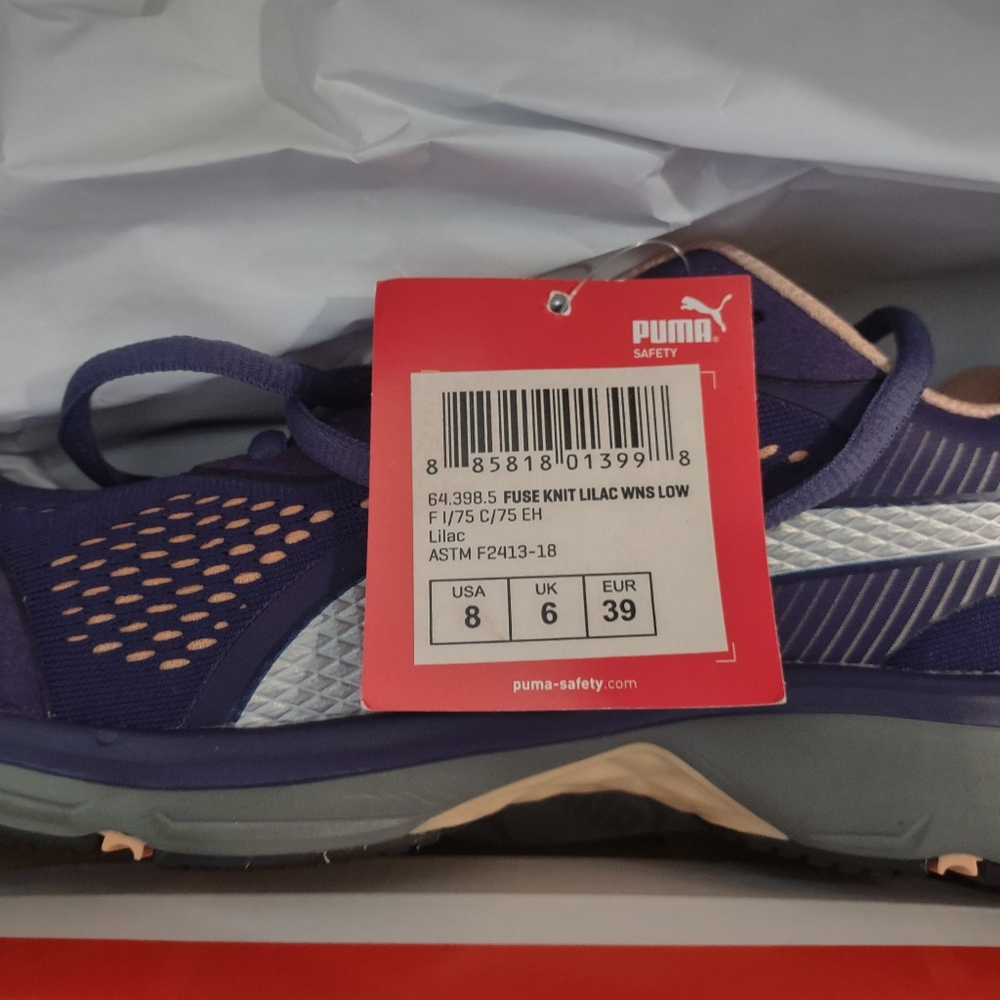 Puma Women's Lilac and Gray Athletic Shoes